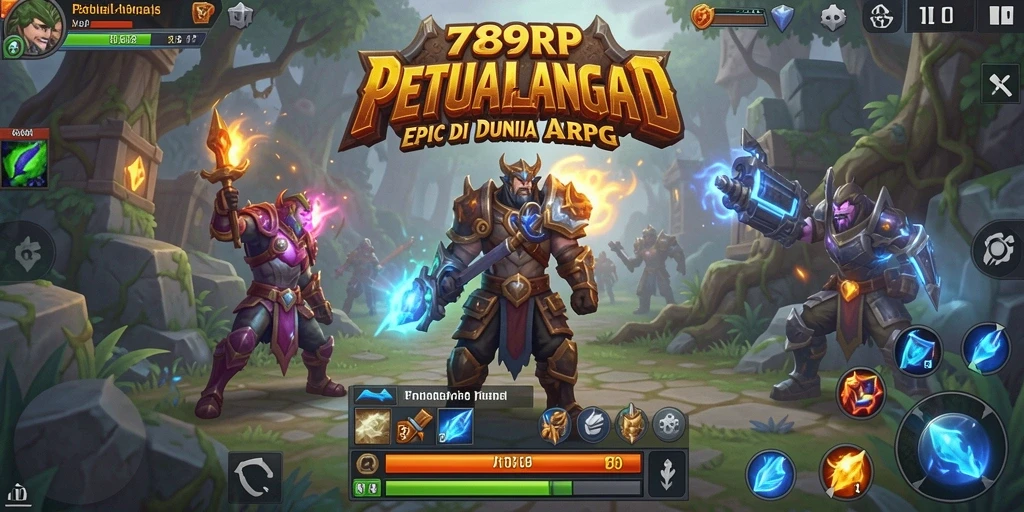 Screenshot menampilkan aksi pertempuran seru di dunia ARPG.