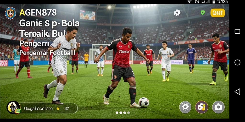 Tampilan seru gameplay AGEN878 dengan aksi sepak bola yang mendebarkan.