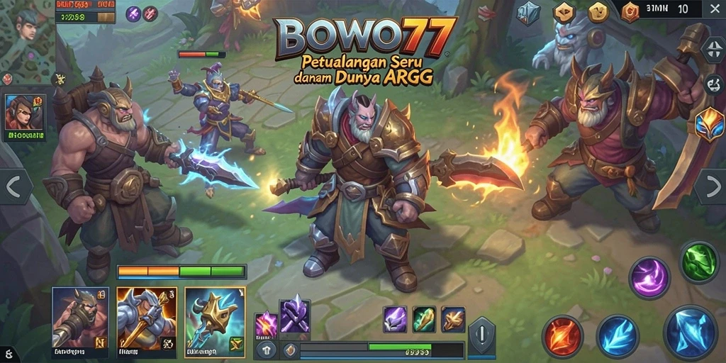 Tampilan menarik dari gameplay BOWO77 yang penuh aksi.