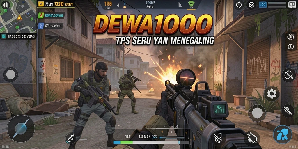 Tampilan menakjubkan dari gameplay DEWA1000 yang mendebarkan.