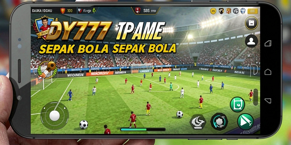 Gameplay menyenangkan dengan grafis sepak bola realistis.