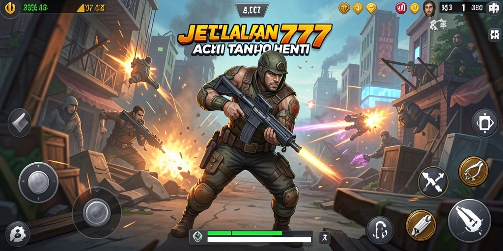 Gameplay mendebarkan dalam aksi penuh tantangan di JELAS777.