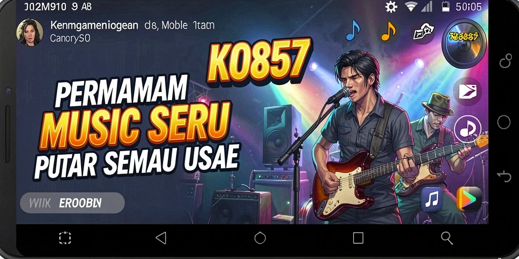 Tampilan gameplay menarik dari KO857 dengan musik yang mengasyikkan.