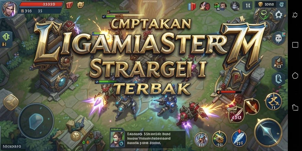 Gameplay LIGAMASTER77 menampilkan strategi dan pertempuran epik antar kerajaan.
