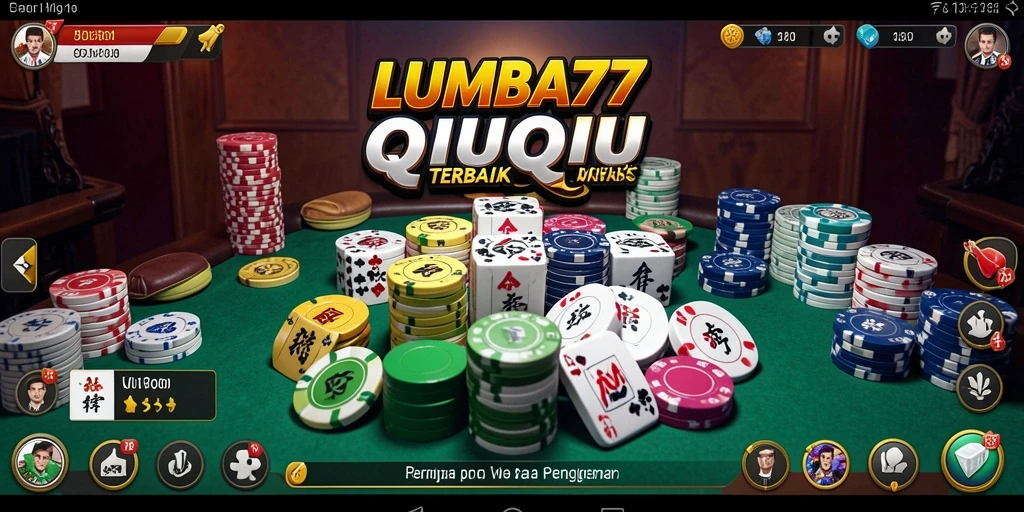 Menggambarkan serunya gameplay QiuQiu di LUMBA77.