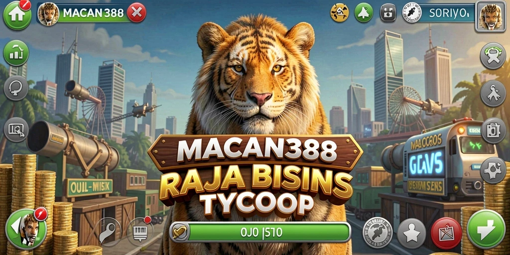 Tampilan gameplay <strong>MACAN388</strong> yang seru dan menantang dalam dunia Tycoon.