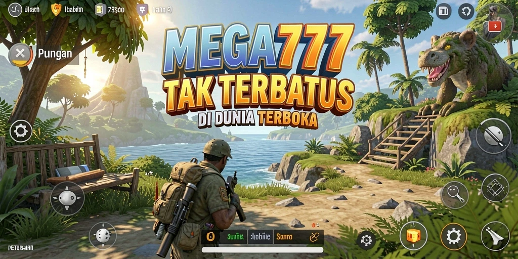 Tampilan gameplay MEGA777 yang menakjubkan di dunia terbuka.