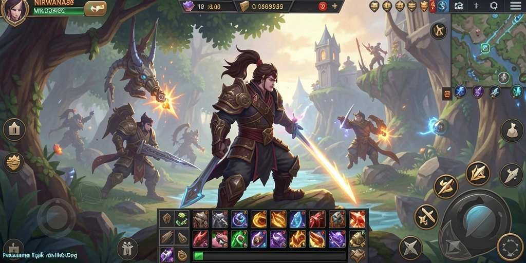 Gameplay epik NIRWANA88 dalam dunia MMORPG yang menakjubkan.