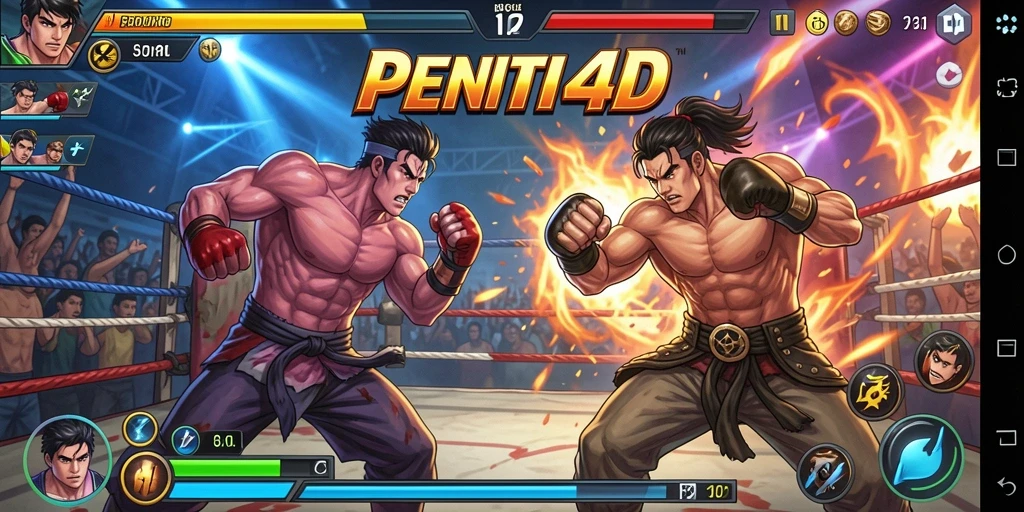 Tampilan grafis yang memukau dari gameplay PENITI4D