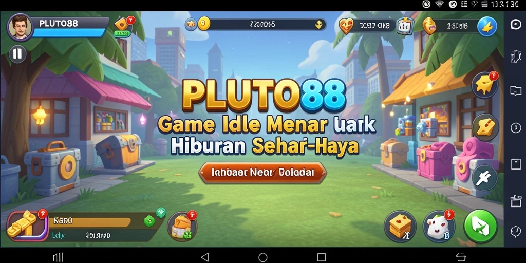 Tampilan gameplay PLUTO88 yang menarik dan menyenangkan.
