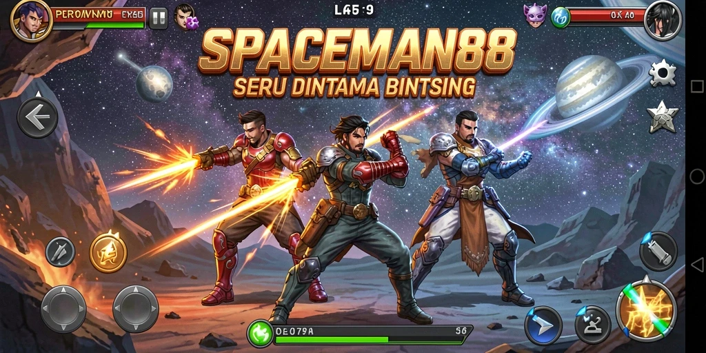 Tangkapan layar SPACEMAN88 menampilkan aksi mendebarkan dalam pertempuran Battle Royale.