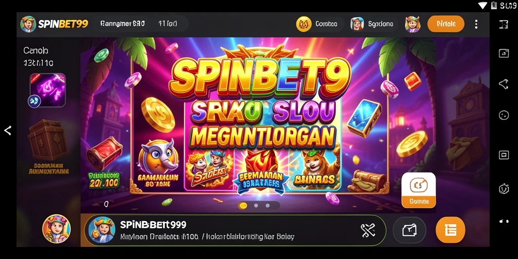 Tampilan menarik dari gameplay SPINBET99 yang mendebarkan.