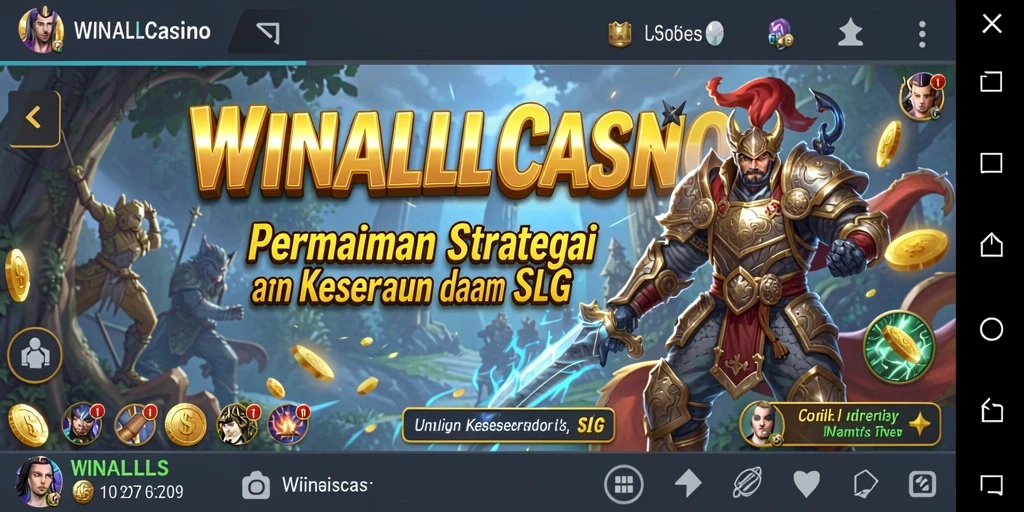 Tampilan permainan <strong>WINALLCASINO</strong> yang menarik dan seru dengan fitur SLG.